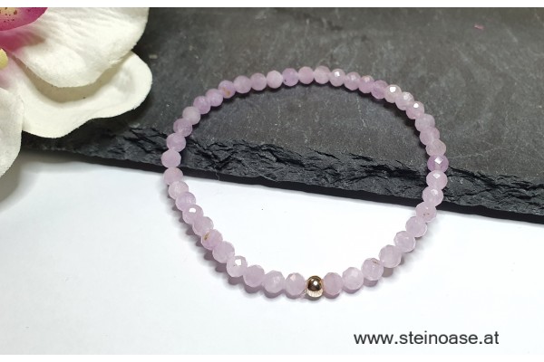 Armband Kunzit facettiert 4mm